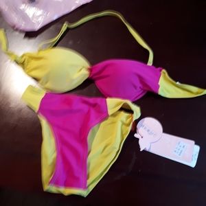 Two tone bikini